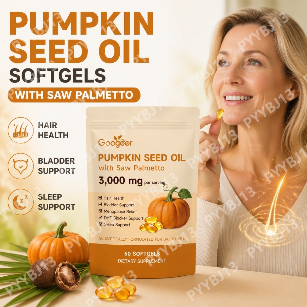 Herbal Wellness In - Googeer Pumpkin Seed Oil Softgels with