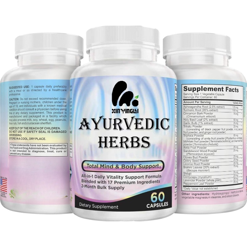 60 capsules of Ayurvedic herba - Ayurvedic & Herbal Wellness Kits review and price