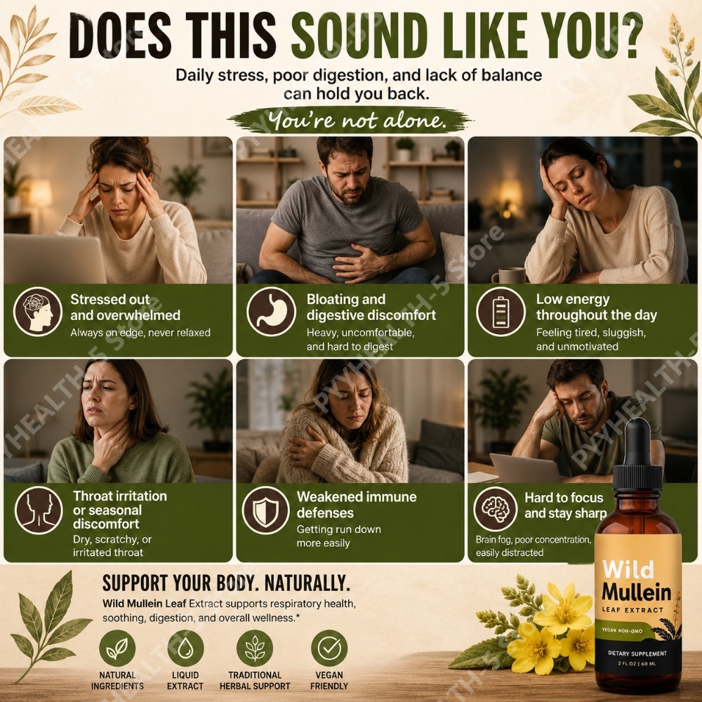 Wild Mullein Leaf Drops with G - Herbal Wellness In review and price