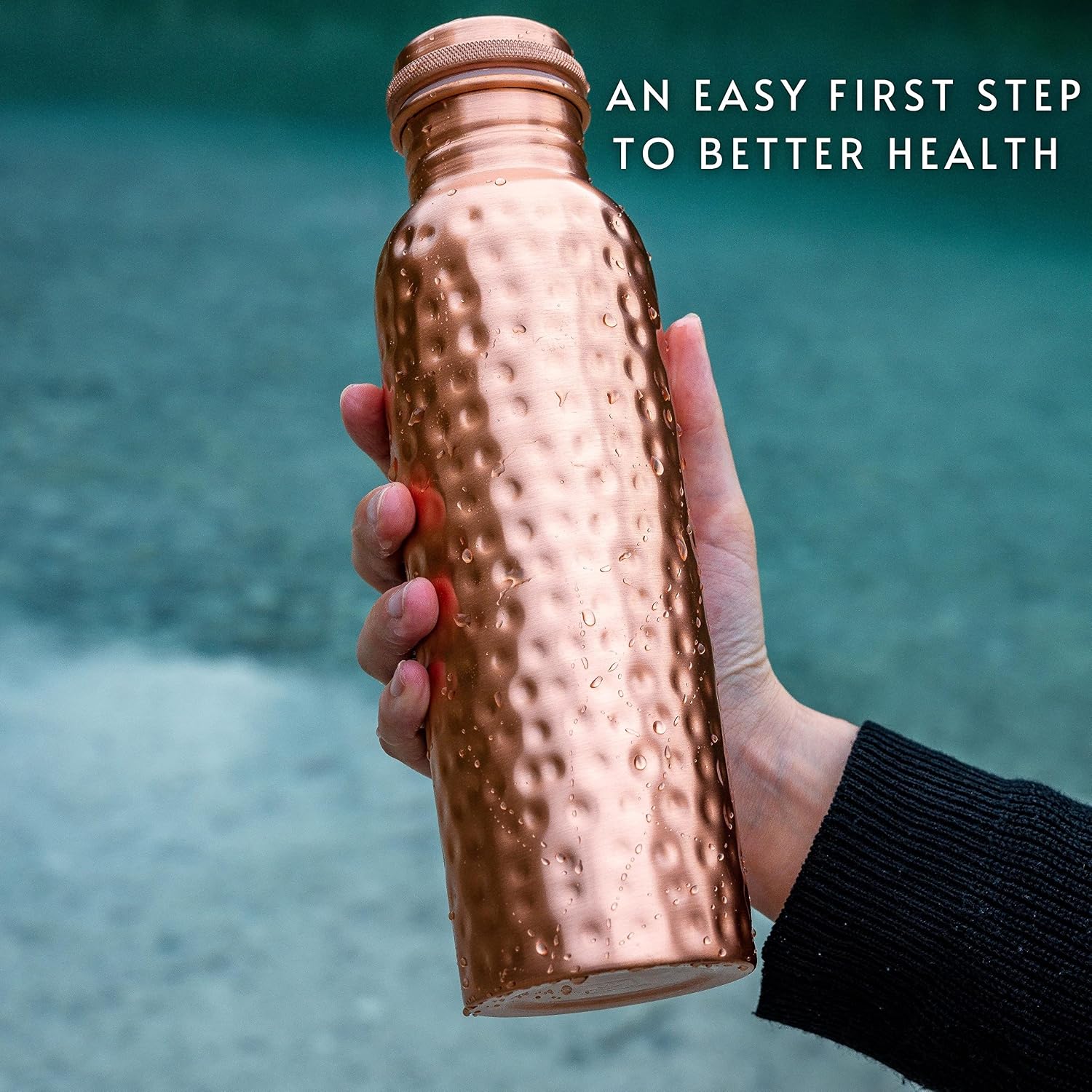 Kosdeg Copper Water Bottle - 3 - Ayurvedic & Herbal Wellness Kits review and price