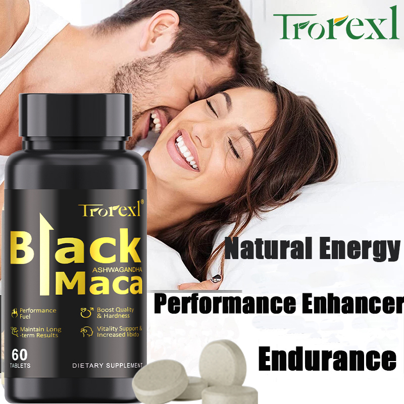 Organic Black Maca Pills 60 Ta - Herbal Queen review and price