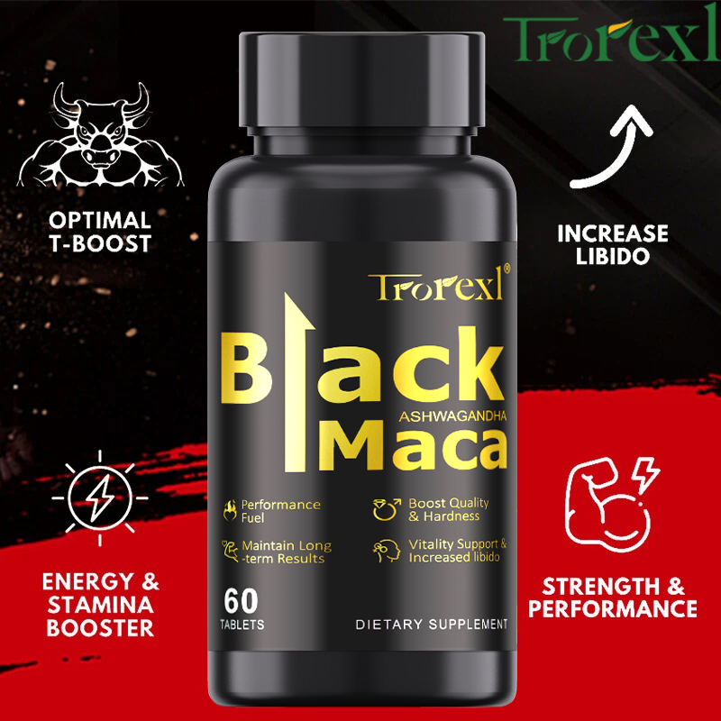 Organic Black Maca Pills 60 Ta - Herbal Queen review and price