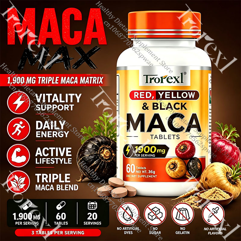 Natural Maca Root Tablets-Supp - Herbal Queen review and price