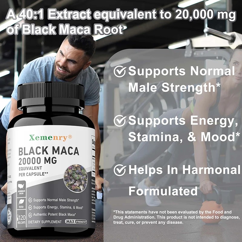 Powerful Black Maca Supplement - Herbal Queen review and price