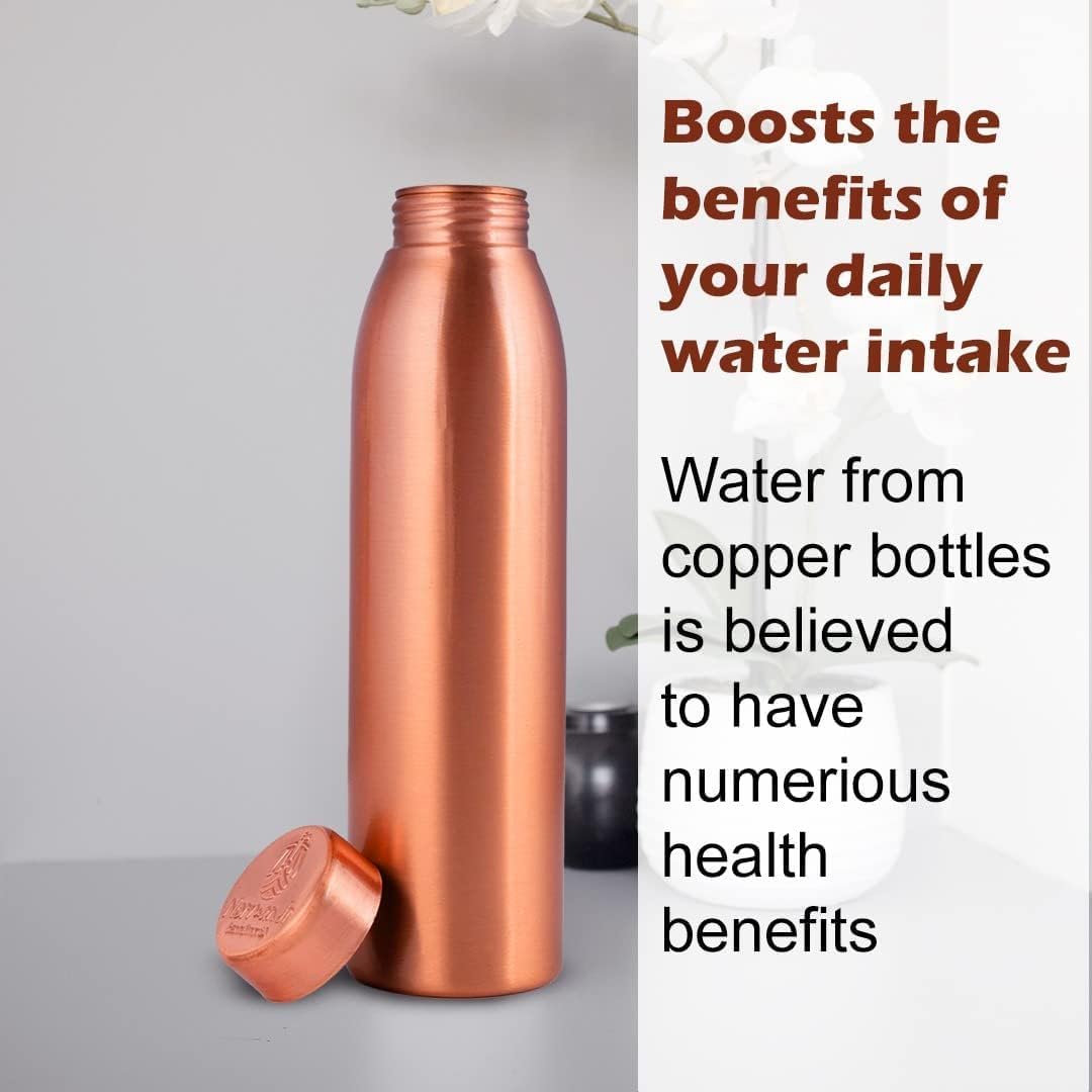 Pure Copper Water Bottle Set o - Ayurvedic & Herbal Wellness Kits review and price