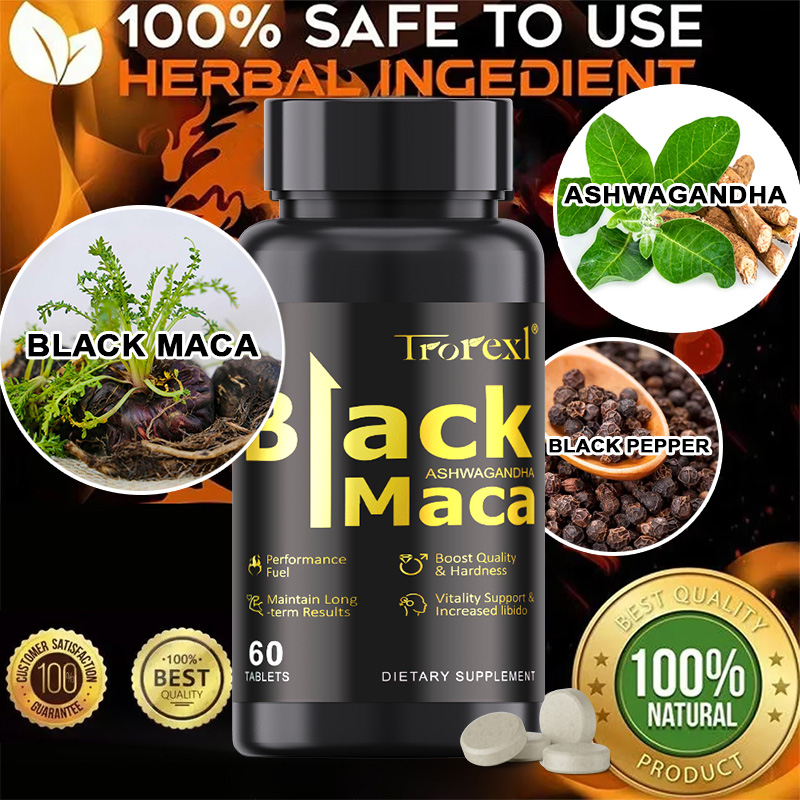 Natural Black Maca Tablets wit - Herbal Queen review and price