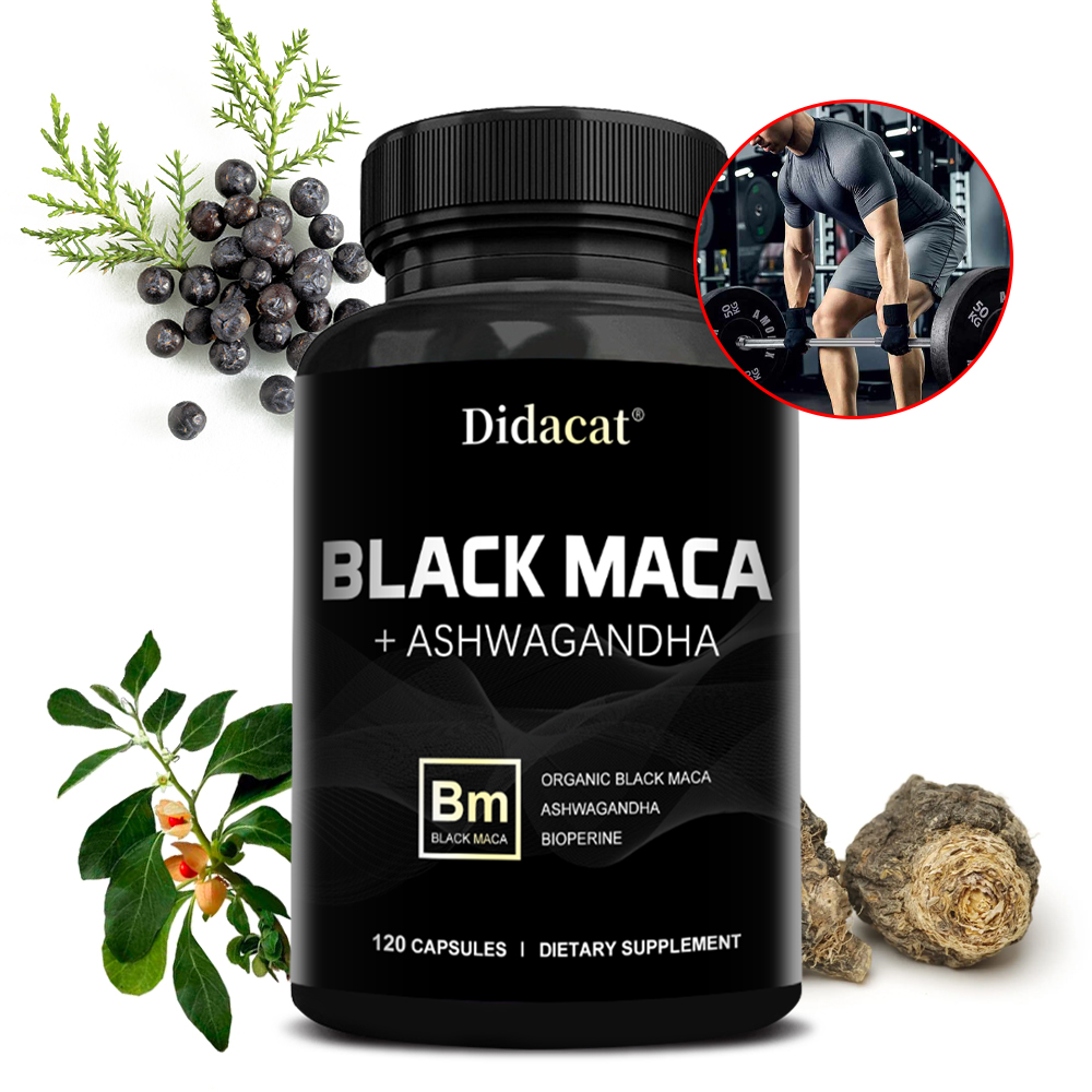 Organic Black Maca + Ashwagand - Herbal Queen review and price