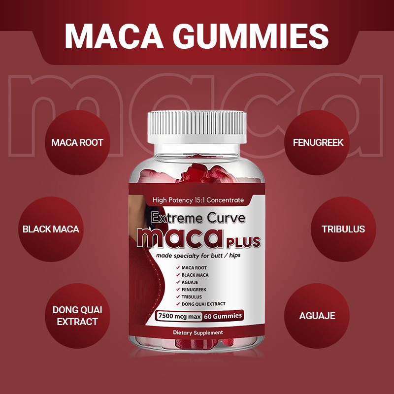 1 bottle black plus Maca gummi - Herbal Queen review and price