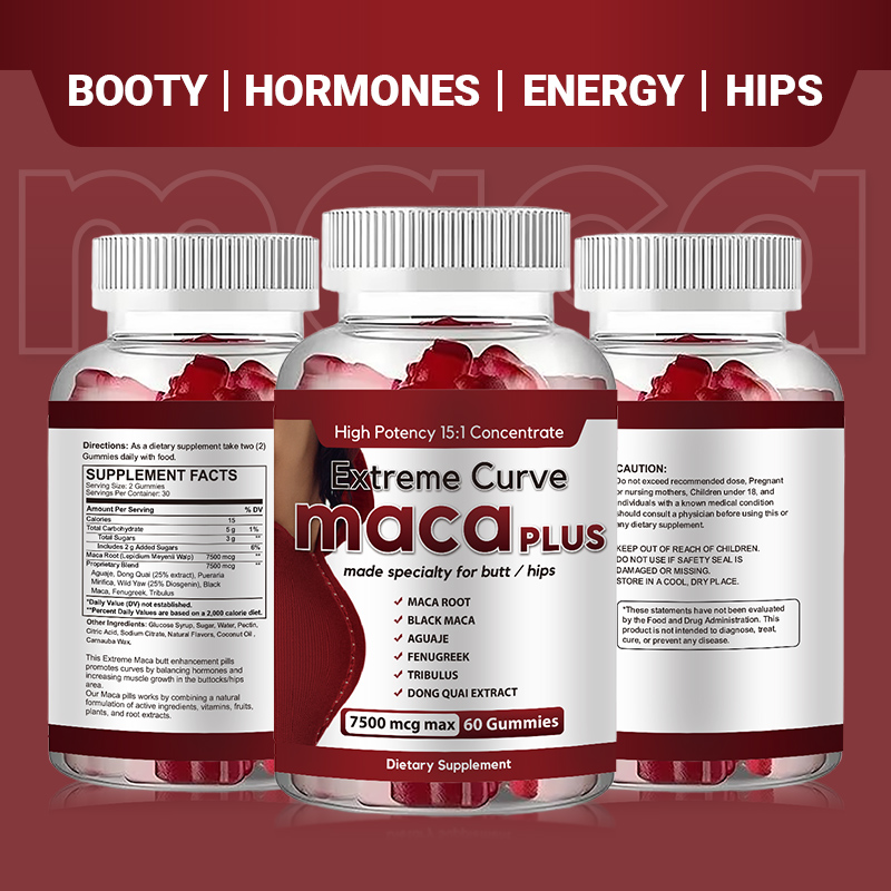 1 bottle black plus Maca gummi - Herbal Queen review and price