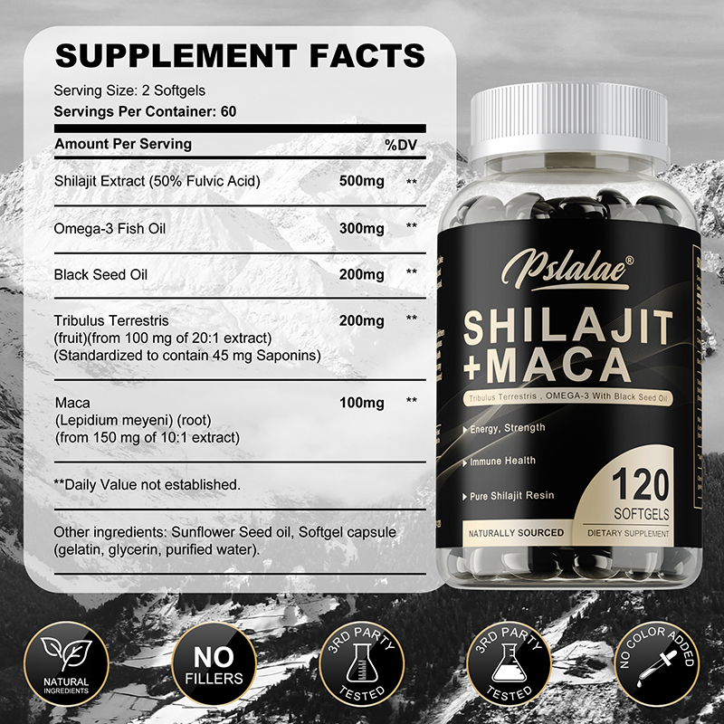Shilajit + Maca - Boosts Energ - Herbal Queen review and price