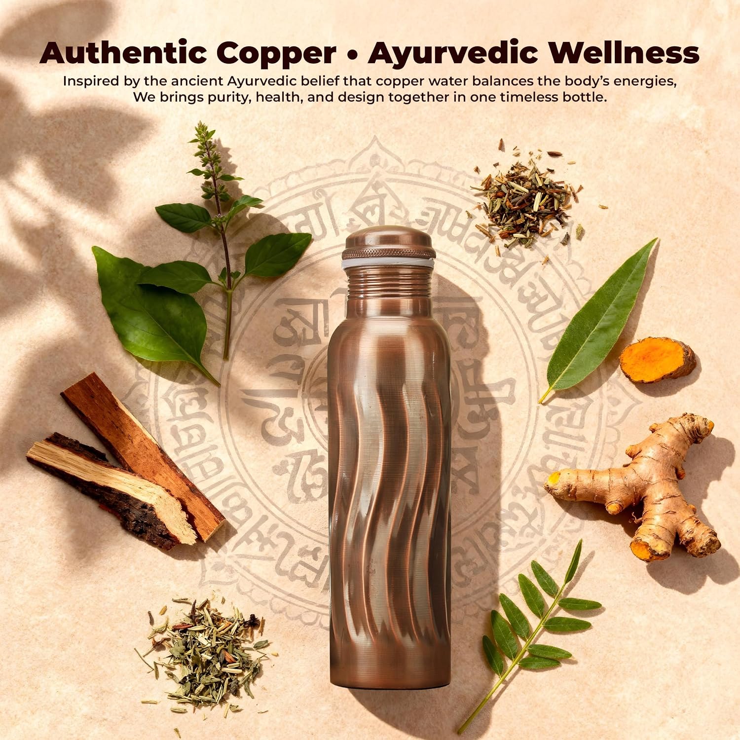 Antique Copper Water Bottles 1 - Ayurvedic & Herbal Wellness Kits review and price