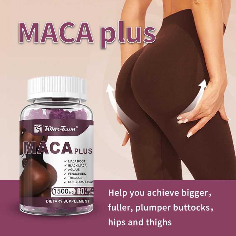 Maca Plus Gummies, Hip Butt Gu - Herbal Queen review and price