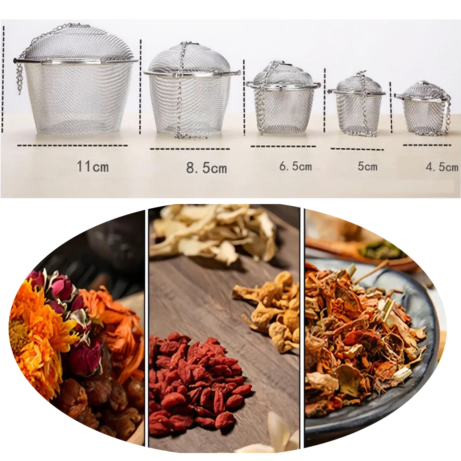 1/2/3pcs Stainlesss Steel Mesh - Herbal Wellness Products review and price